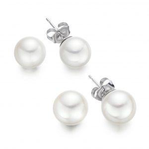 Hepburn Pearl Stud Earrings